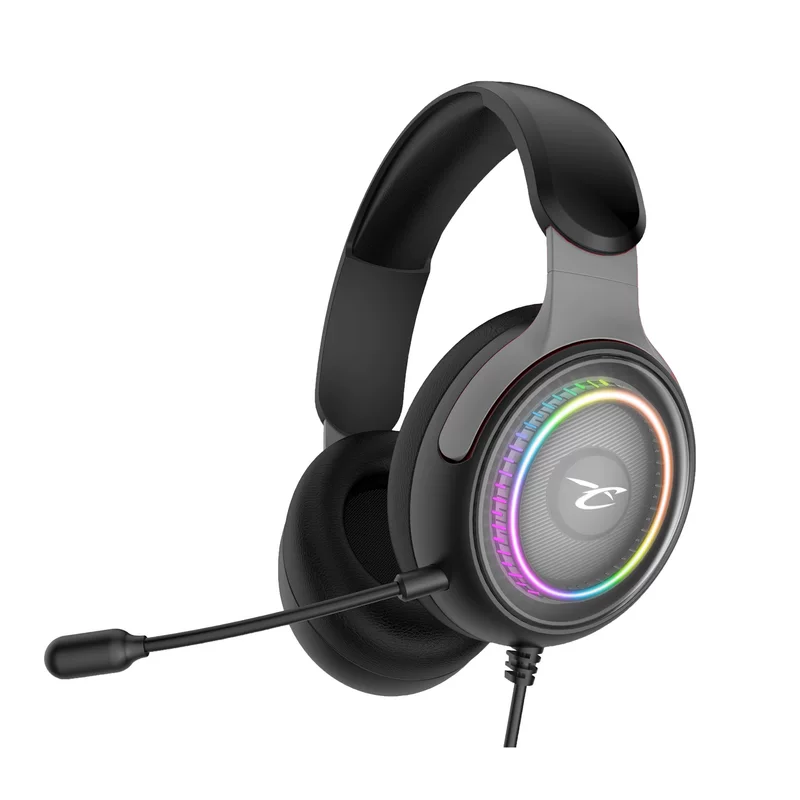 ZHAOCHEN / Zhaochen GL-530 прозрачные игровые наушники с RGB-подсветкой, узорный IP-дизайн, проводные