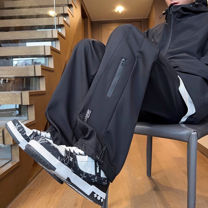 Men's Outdoor Pants 2026 New Spring and Summer Quick-Dry Loose Casual Straight-Leg Sports Workwear Casual Long Pants Men's Outdoor Pants 2026 New Spring and Summer Quick-Dry Loose Casual Straight-Leg Sports Workwear Casual Long Pants