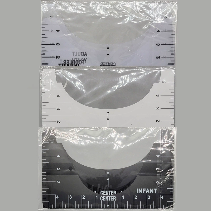 PVC круглая горловина Т-образный воротник лента линейка ориентированный одежды инструмент линейка многосортный многоцветной подбор колла инструмент