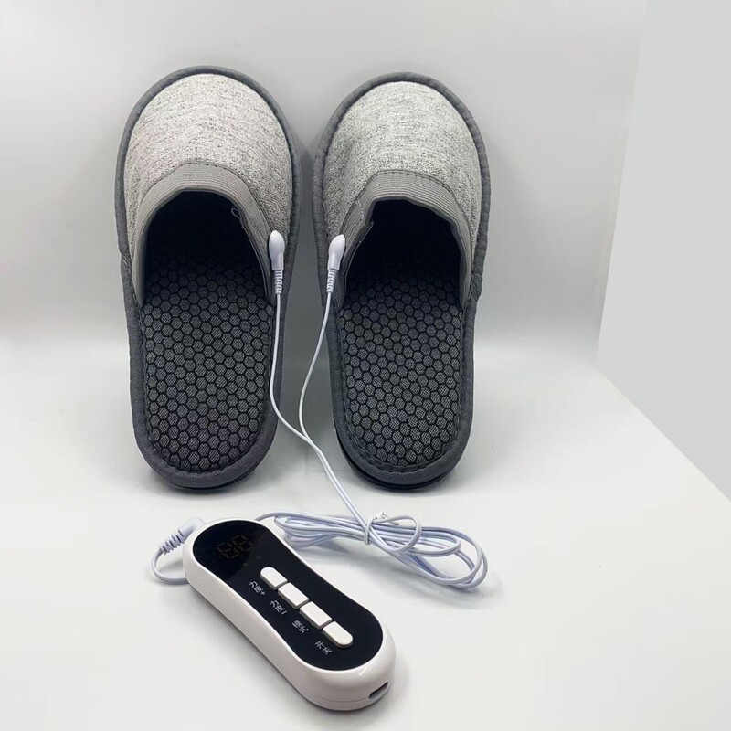 微電流マッサージスリッパ EMS 電気パルス健康マッサージ足ツボ健康靴家庭用理学療法マッサージャー|undefined