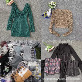 外贸SHEIN女装杂款辣妹小衫上衣夏希音性感连衣裙dress跨境货源热