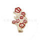 New Cave Shoes Shoes Flower Shining Rhinestone Accessories Cross Accessories Calocchi Shoe Buckle Metal Pendant Shoe Accessories