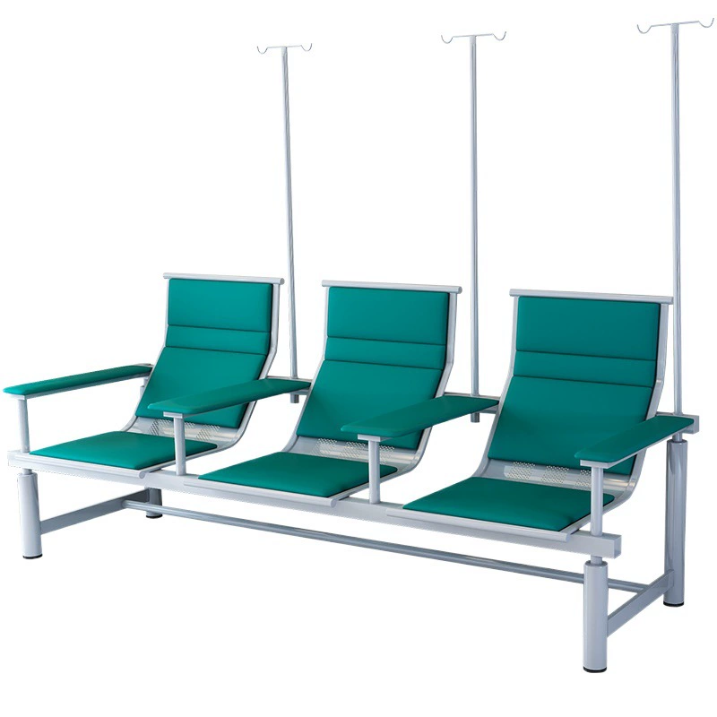 Инфузионный стул Подвесной игольчатый стул Больничный капельный стул Подвесной игольчатый стул Одиночный Трехместный Практический клинический инфузионный стул Стул для аэропорта