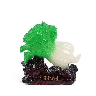 Car decoration Baicai Ruyi jade cabbage decoration living room TV wine cabinet office decoration crafts small ornaments