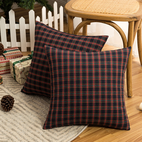 Cross-border new Amazon Christmas pillow case Nordic ins plaid cushion living room sofa home decoration pillow pillow