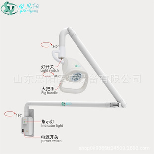 Medical surgery shadowless lamp LED cold light source vertical floor mobile tattoo dental special lighting examination lamp