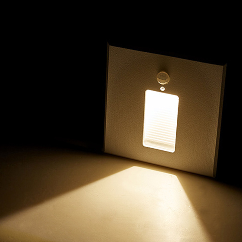86 Embedded Human Body Induction Step Lamp Aisle Footlight Nightlight Stair Step Lamp Corner Lamp