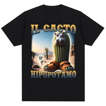 IL Cacto Hipopotama Funny Meme Graphic T-Shirts Humor