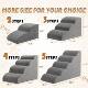 Pets Stairs Removable Sponge Steps Small Dog Vacuum Sofa Bed Climbing Ladder Slope Dog Climbing Ladder