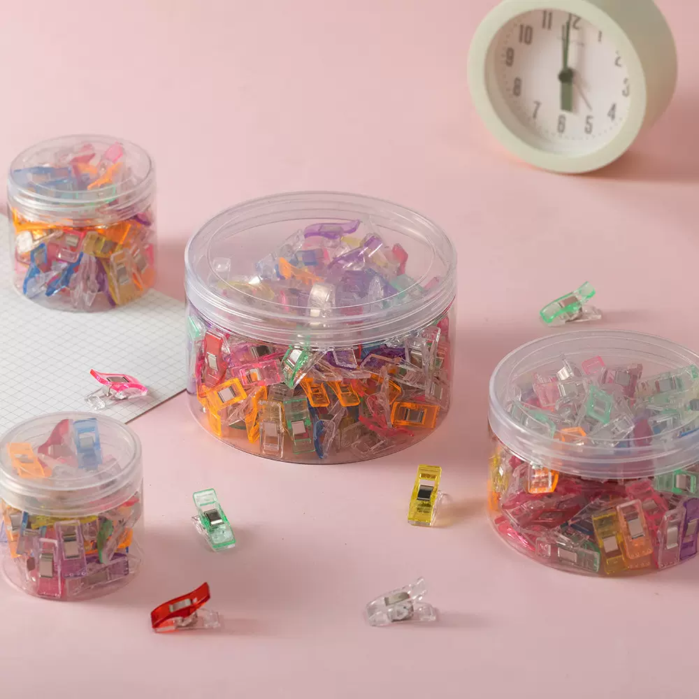 新款DIY手工定位夹小号包边夹白红塑料斧头夹子拼布缝纫夹子