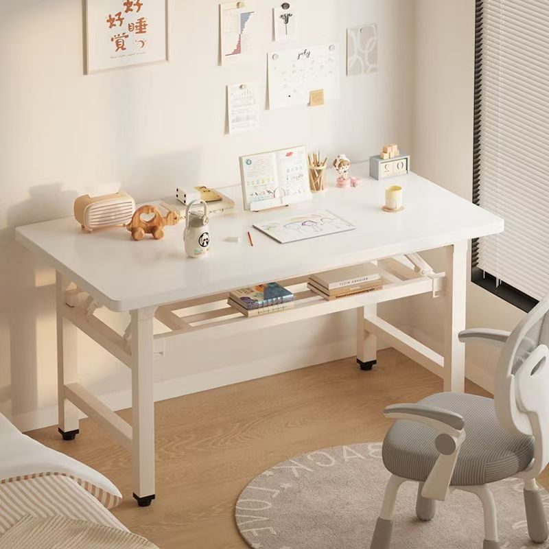 Foldable Computer Table Desktop Desk Simple Modern Home Desk Bedroom Simple Study Table Writing Table