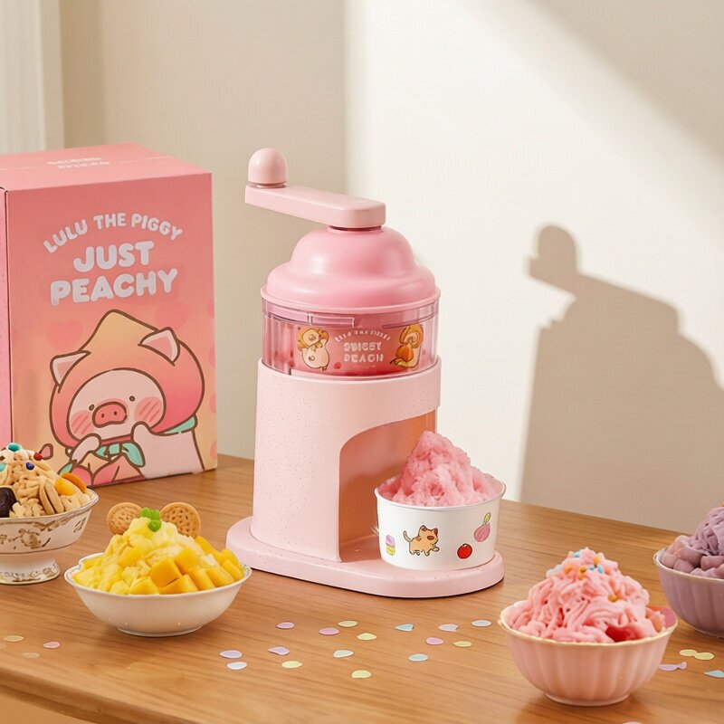 Hand-Cranked Smoothie Ice Shaver, Small Fluffy Ice Machine, Children's Birthday Gift Hand-Cranked Smoothie Ice Shaver, Small Fluffy Ice Machine, Children's Birthday Gift