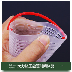 羽毛球打窩器定點傳統釣野釣遠投沉底酒米台釣軟塑釣魚專用打窩器
