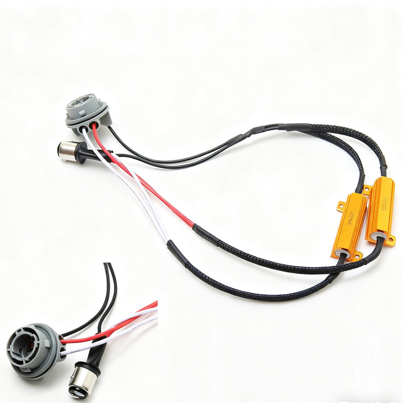 Mayorista faro de automóvil lámpara de freno lámpara de niebla eliminador de fallas lámpara LED decodificador de fallas línea de decodificación de resistencia