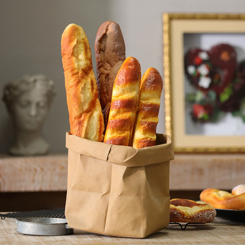 仿真面包欧包法棍食物模型烘培店橱窗摆设软香回弹样板房摄影道具