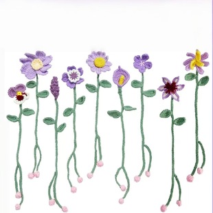 Amazon's New English Instruction Material Package Weaving Handmade DIY Cute Flower Wool Decoration