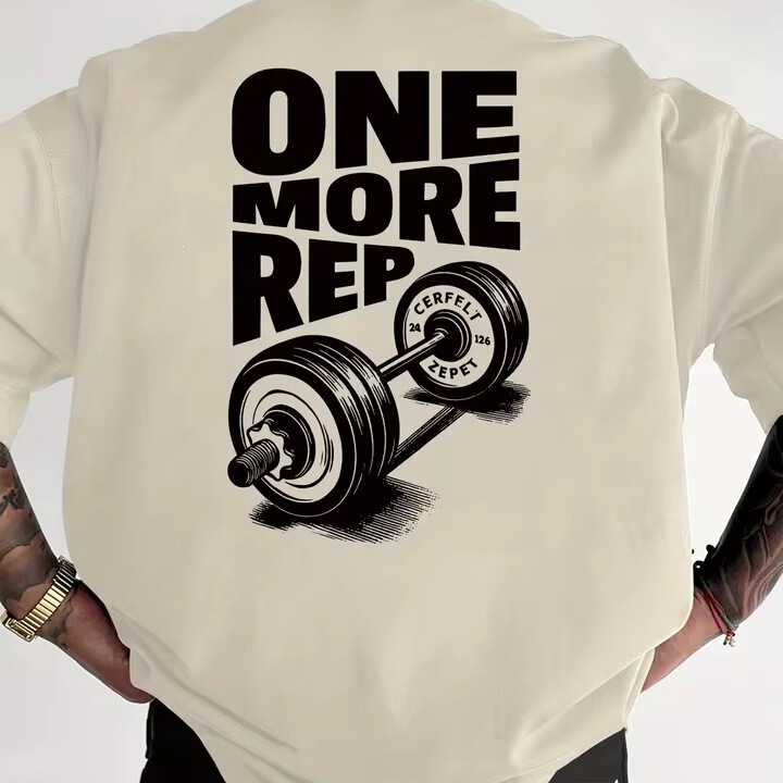 Men's T-Shirts Are Retro and Fun, Suitable for Gym Workouts, and Are More Representative of Weightlifting Than Women's Streetwear, Made of Cotton