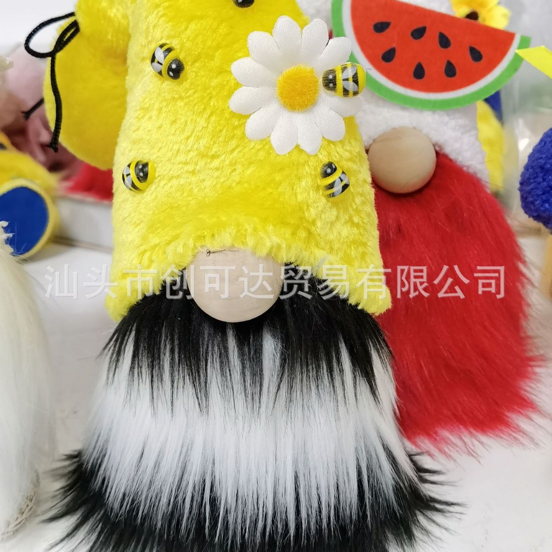 389 혼합 색 수염 인형