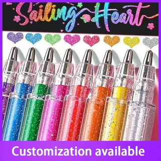 Glitter Gel Pen, Colorful Metallic Marker for Kids