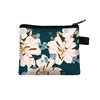 Wallet, shoulder bag, handheld card holder, coins, organizer bag, small bag, floral print