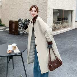 派克服女冬超好看韩版中长款风衣外套