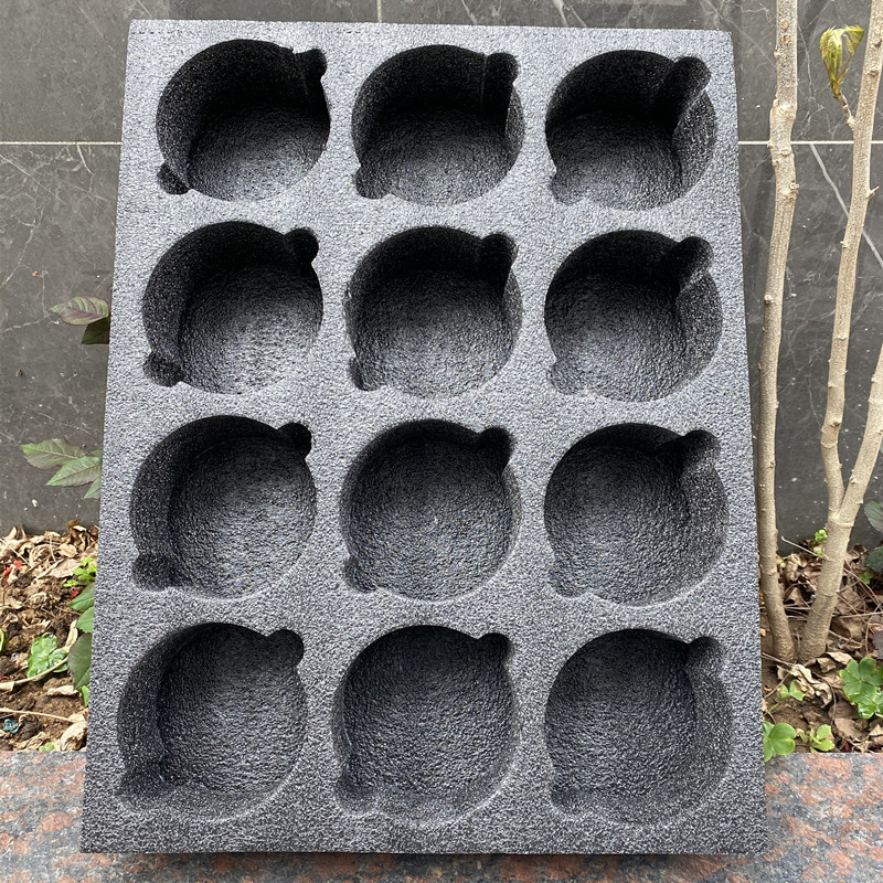 汝瓷瓷器格存放瓷器建盏海绵12收纳格建盏茶壶珍珠棉气泡垫格