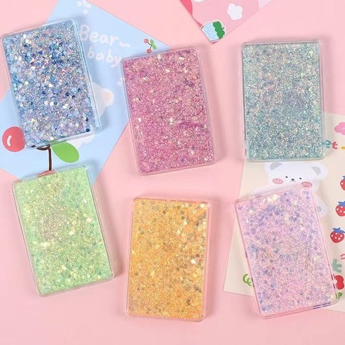 Transparent Acrylic Quicksand Guka Brick Girls DIY Handmade Mahjong Brick Guka Brick Colorful Cute Glitter Stickers