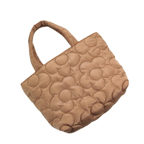 ins Korean quilted portable lunch bag snack storage bag women's shoulder handbag stroller hanging bag mommy bag