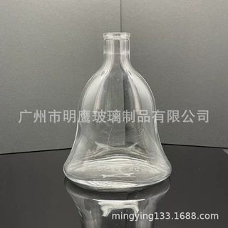 新款水晶玻璃酒瓶洋酒瓶玻璃瓶威士忌白兰地酒瓶透明酒瓶玻璃罐子