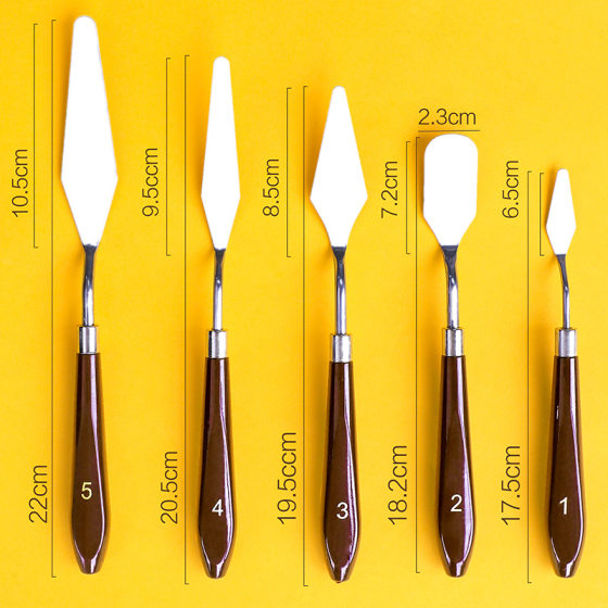 Oil painting stick scraper art tools full set suit paint texture painting material quartz sand acrylic special color mixing flower