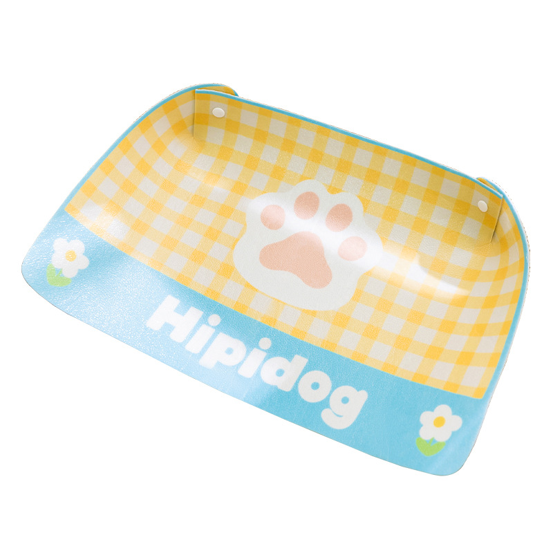 Nuevo tipo transfronterizo de alimentación tipo cubo, agua potable, comedor a prueba de fugas, cojín para mascotas, gatos, perros, artículos para el hogar