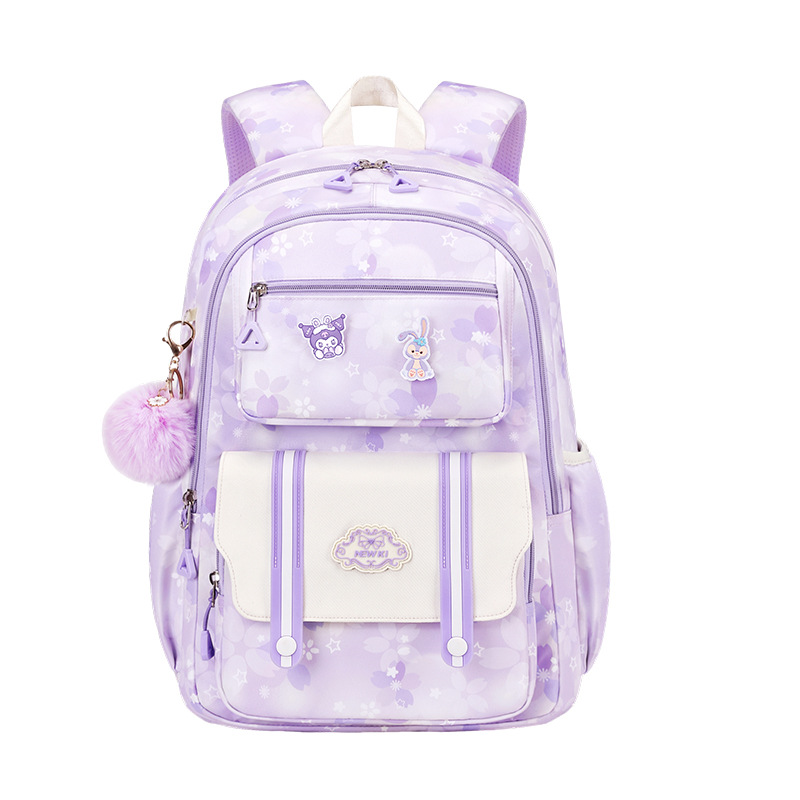 Mochilas escolares infantiles de gran capacidad para niñas de primaria (grados 1-3-6), modelo nuevo 2025 de la fábrica de Shaodong.