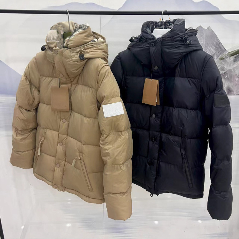 两穿鹅绒可拆卸帽袖连帽男士羽绒服men feather coat jacket|undefined