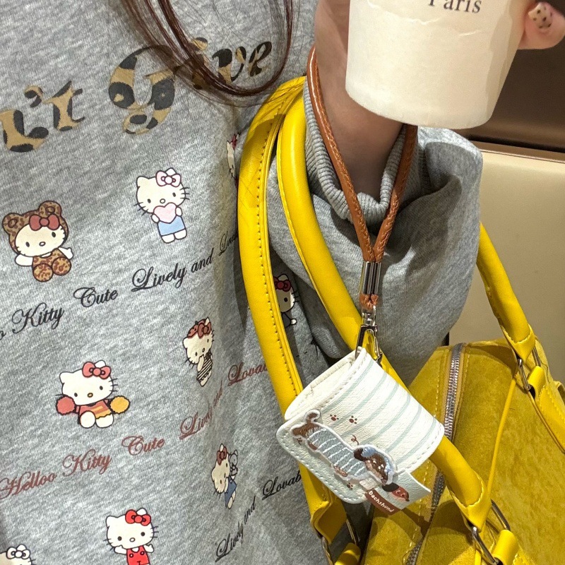 Perro salchicha bordado a rayas azul y blanco japonés y coreano para Airpods4/3 funda protectora para auriculares 2pro tres generaciones nicho