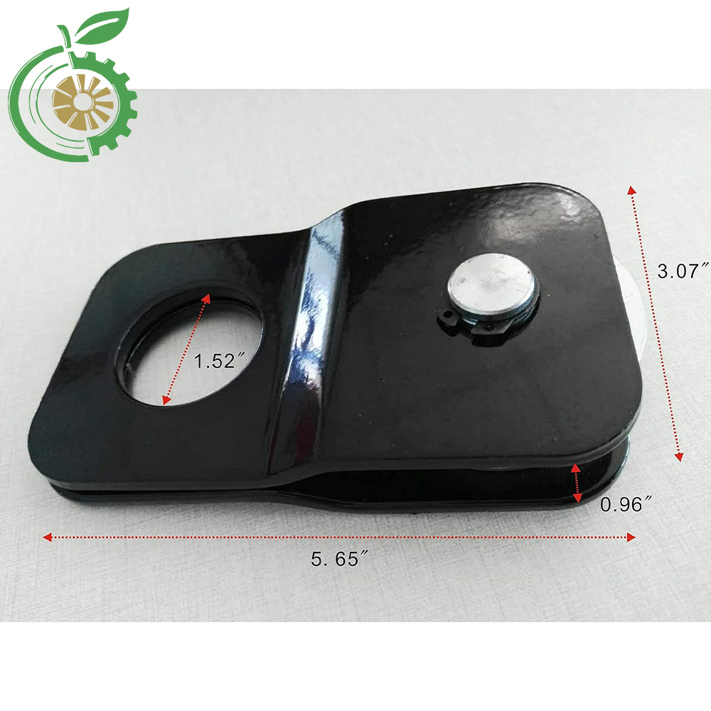 Factory Direct Sales Cross-Border 4t Off-Road Winch Stamping Pulley Movable Pulley Outdoor Off-Road Rescue Trailer Accessories Wholesale