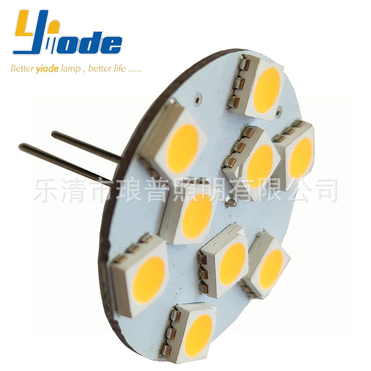 【跨境】DC/AC10-30V G4 LED灯泡2W台灯G4灯珠边脚背脚led灯泡