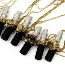 阿尔法赫不锈钢烟嘴 小红薯热销法赫烟嘴 shisha动物金属挂链烟嘴