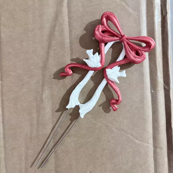New Lily of the Valley Butterfly Bean Pen, Double-Needle Bean Arrangement Tool, Special Bean Arrangement Spatula and Tweezers, DIY Handmade Bean Arrangement Tool, Bean Arrangement Pen