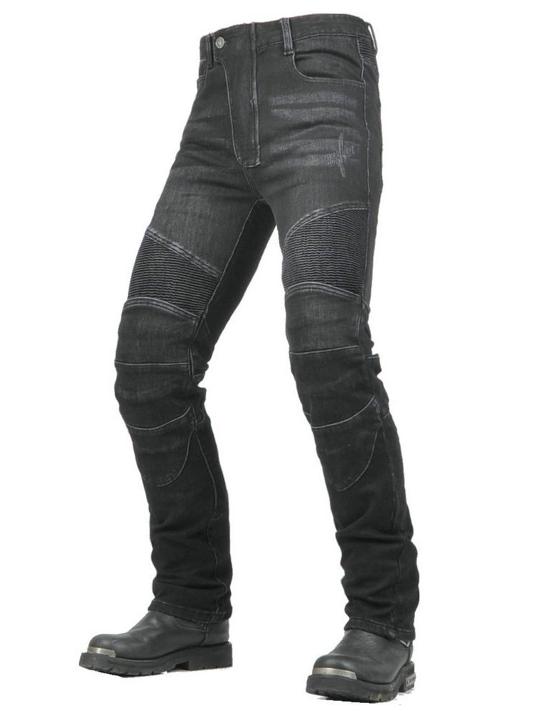 VOLERO Woolly Pantalones de motocicleta para hombres y mujeres cuatro estaciones de motocicleta anti-caída Jeans Harley primavera, verano, otoño, invierno