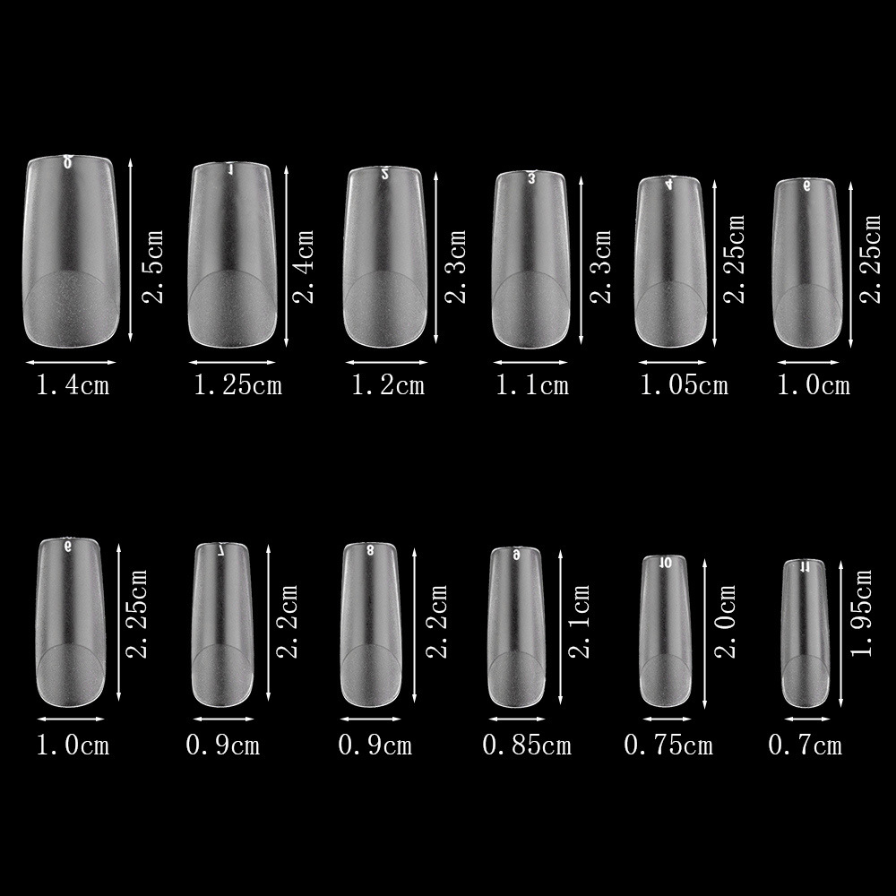 Einfacher Stil Transparent Abs Nagelaufkleber 120 Stück display picture 4