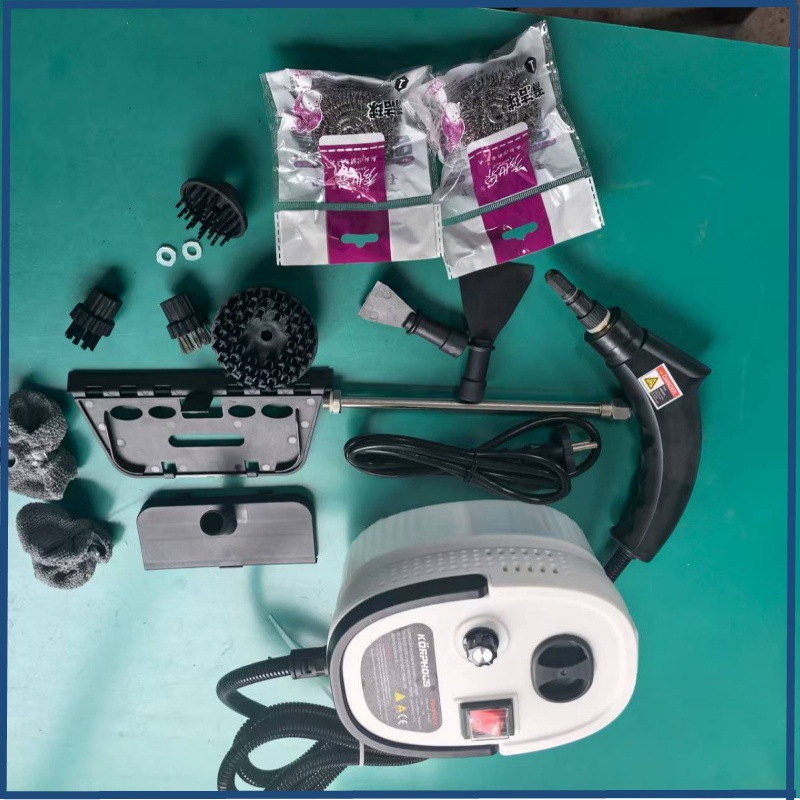 新配置高温蒸汽清洁机高压清洗机家用去污去油清洗机1200ml欧规美