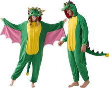 A 60437 Cartoon Animal Hooded Pajamas ��������˯��