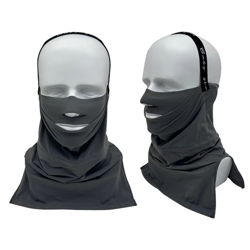 Winter ski riding hood, outdoor warm, full face and neck protection, one-piece thin V-face windproof ski mask equipment