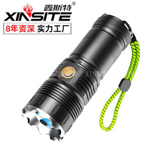 (Cross-border trading), flashlight, universal travel super bright lithium battery, new collection