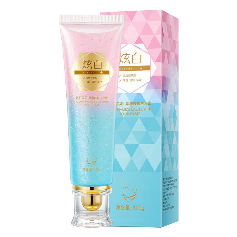 Популярная во внешней торговле трансграничная корейская и японская отбеливающая зубная паста с ниацинамидом, освежающая чистка зубов, уход за полостью рта, длительный аромат.