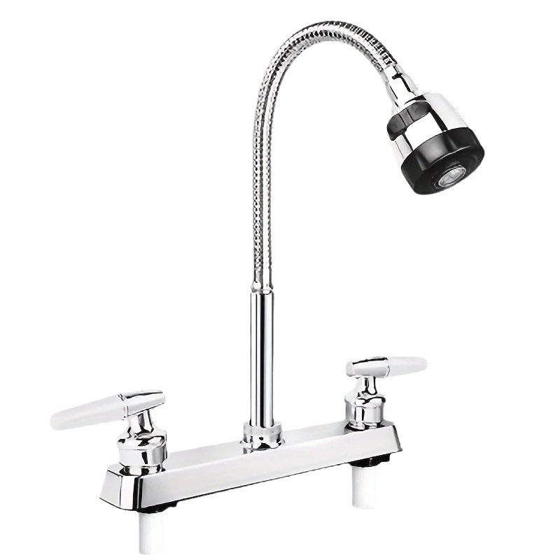 Grifo Mezclador para Cocina Plástico Agua Fría y Caliente Antisalpicaduras para Cocina
