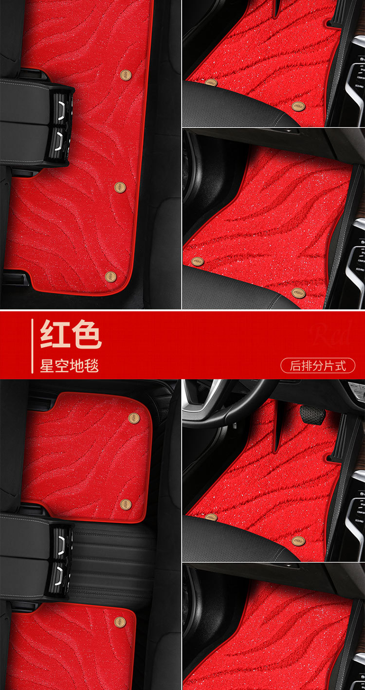 Audi A6L/A4L/Q5L/A3/A5/Q3/Q7/Q2L three-compartment fully enclosed TPE car carpet floor mat