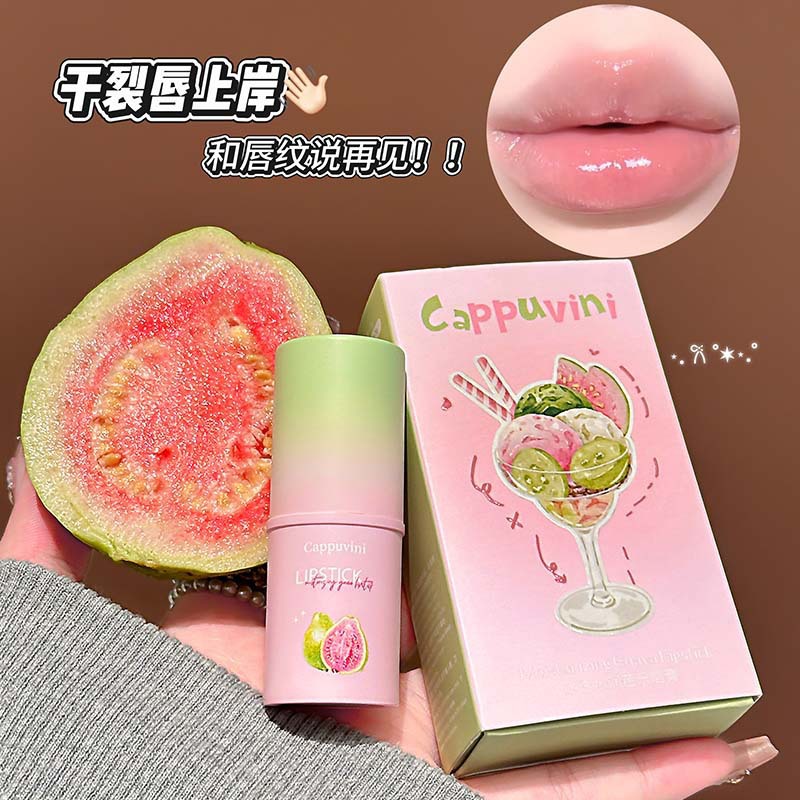 CAPPUVINI Hielo permeable y humidificante Baole lipstick de agua de acero anti-agrietamiento de labios anti-agrietamiento desvanecimiento de las marcas de labios maquillaje transfronterizo