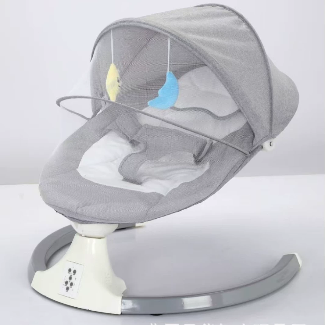 Электрический шезлонг для младенцев, колыбель-кровать для сна, успокаивающее кресло для сна с ребенком, кресло-реклайнер, портативное умное кресло