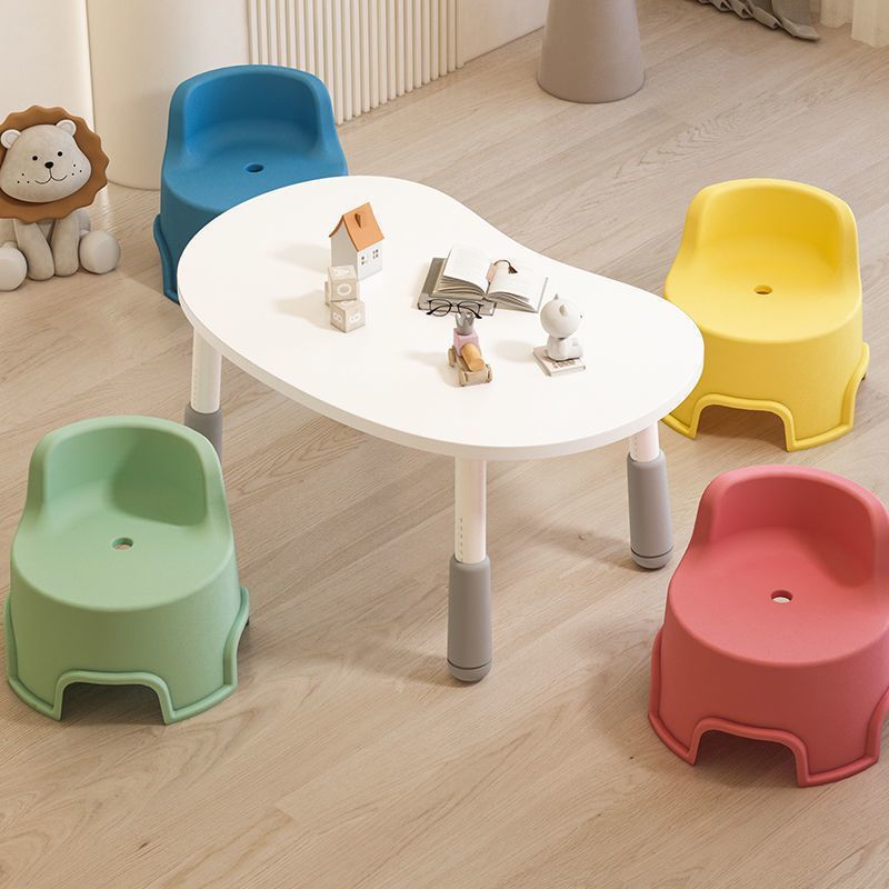 Children's Peanut Table Liftable Learning Table Baby Infant Table Kindergarten Early Education Table Children's Reading Area Table